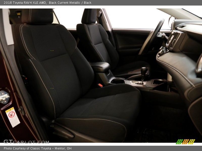 Black Current Metallic / Black 2018 Toyota RAV4 XLE AWD