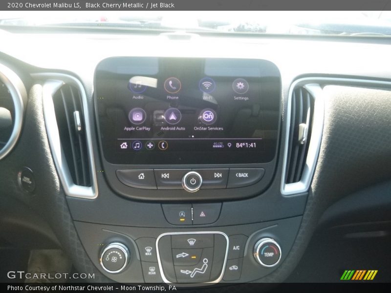 Black Cherry Metallic / Jet Black 2020 Chevrolet Malibu LS