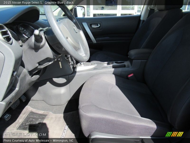 Graphite Blue / Black 2015 Nissan Rogue Select S