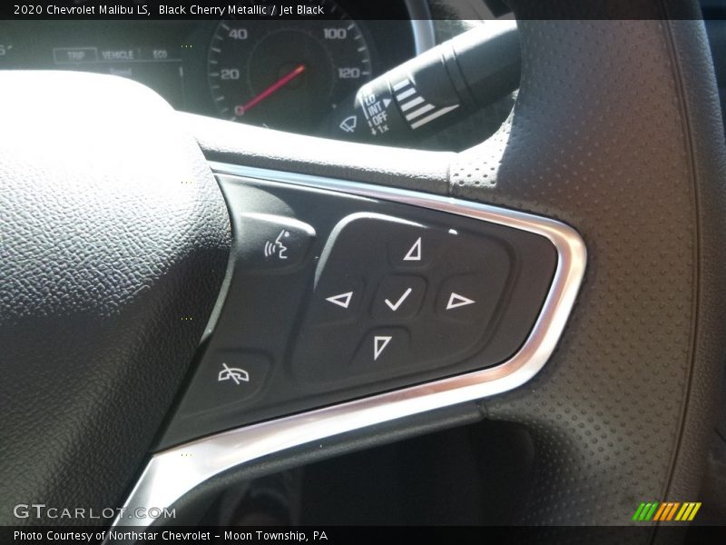 Black Cherry Metallic / Jet Black 2020 Chevrolet Malibu LS