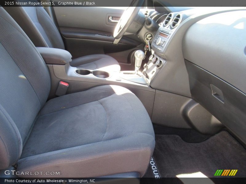 Graphite Blue / Black 2015 Nissan Rogue Select S
