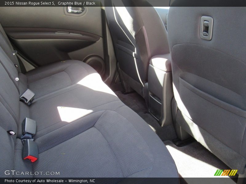 Graphite Blue / Black 2015 Nissan Rogue Select S