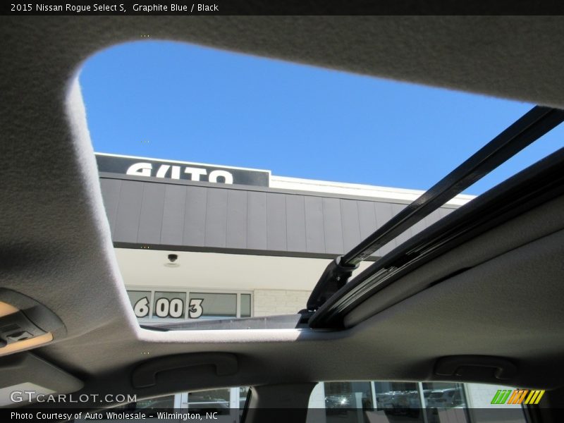 Graphite Blue / Black 2015 Nissan Rogue Select S