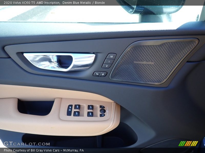 Denim Blue Metallic / Blonde 2020 Volvo XC60 T5 AWD Inscription
