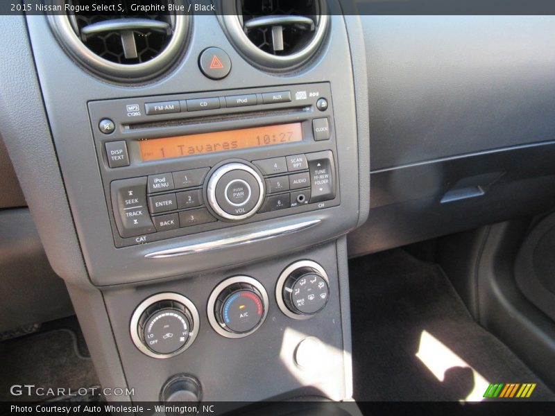 Graphite Blue / Black 2015 Nissan Rogue Select S
