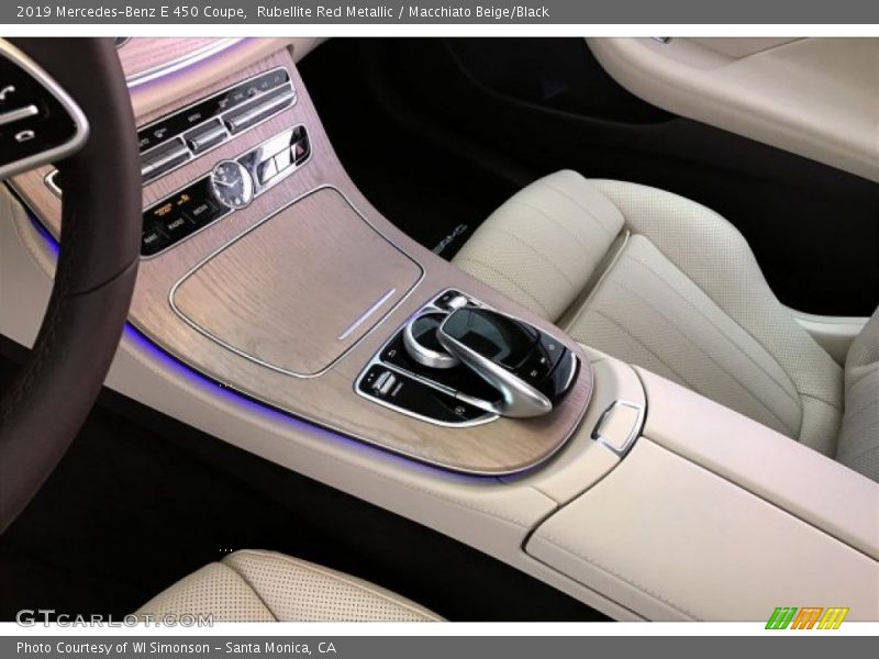 Rubellite Red Metallic / Macchiato Beige/Black 2019 Mercedes-Benz E 450 Coupe