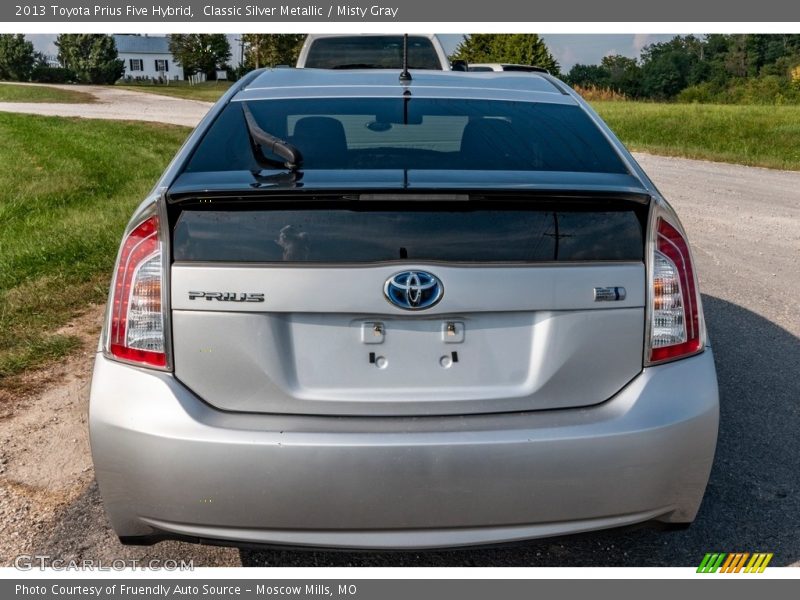 Classic Silver Metallic / Misty Gray 2013 Toyota Prius Five Hybrid