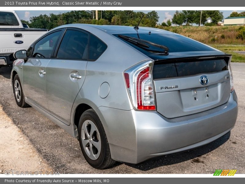 Classic Silver Metallic / Misty Gray 2013 Toyota Prius Five Hybrid