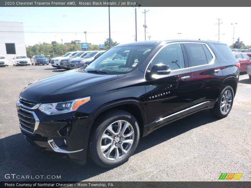 Mosaic Black Metallic / Jet Black 2020 Chevrolet Traverse Premier AWD