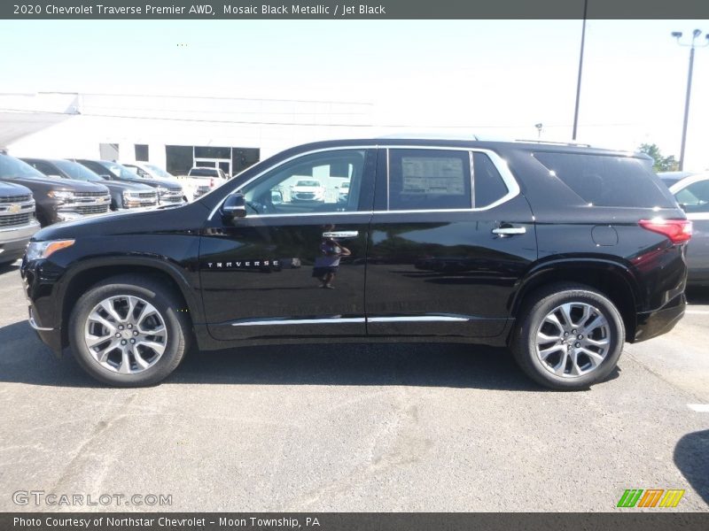 Mosaic Black Metallic / Jet Black 2020 Chevrolet Traverse Premier AWD