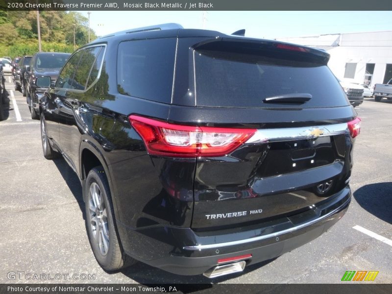 Mosaic Black Metallic / Jet Black 2020 Chevrolet Traverse Premier AWD