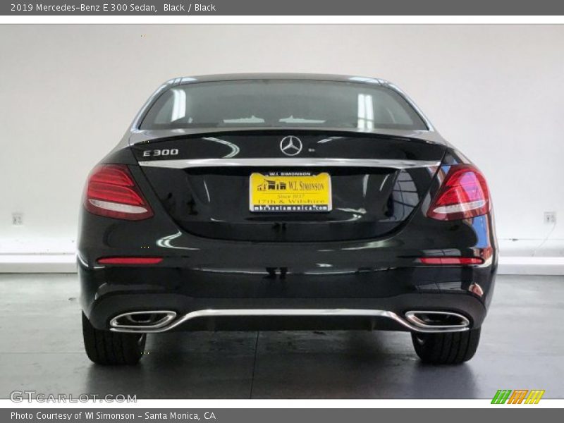 Black / Black 2019 Mercedes-Benz E 300 Sedan