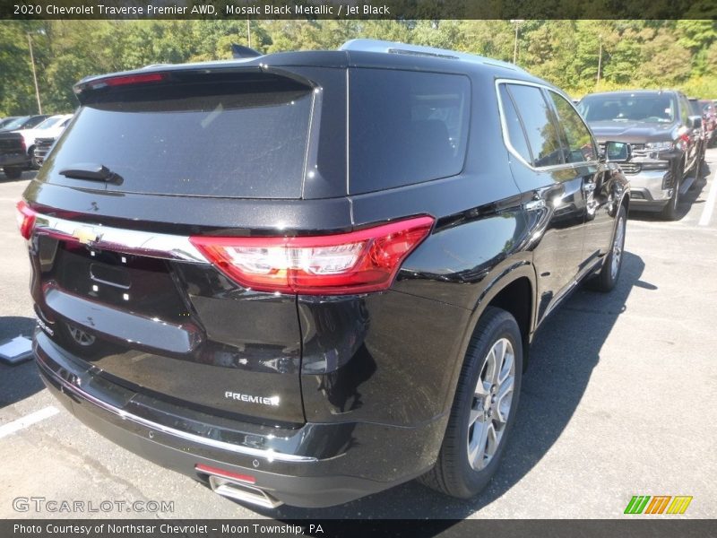 Mosaic Black Metallic / Jet Black 2020 Chevrolet Traverse Premier AWD
