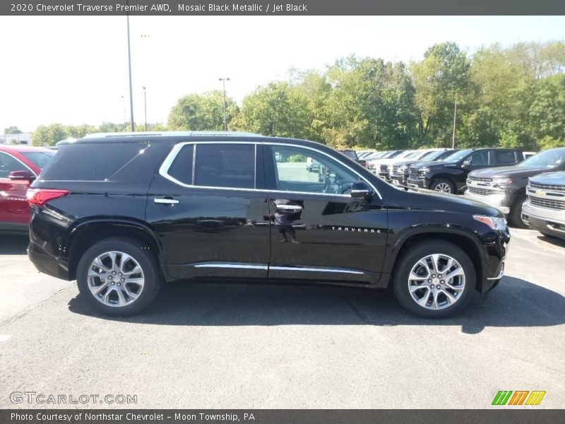 Mosaic Black Metallic / Jet Black 2020 Chevrolet Traverse Premier AWD