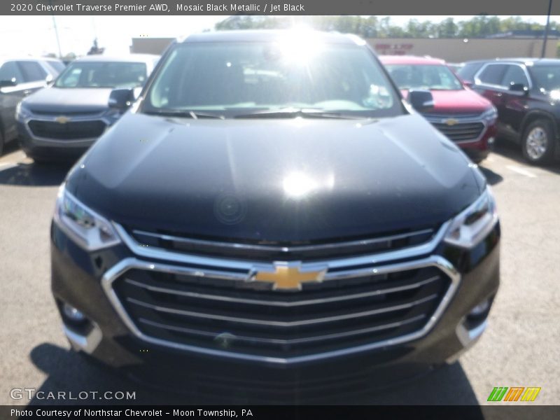 Mosaic Black Metallic / Jet Black 2020 Chevrolet Traverse Premier AWD
