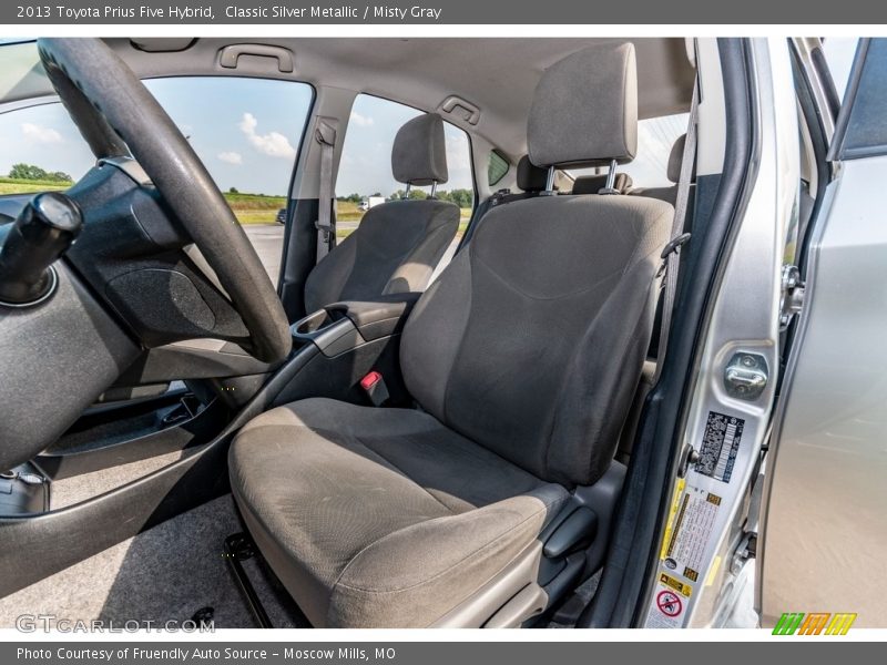 Front Seat of 2013 Prius Five Hybrid