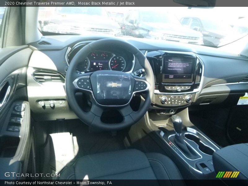 Mosaic Black Metallic / Jet Black 2020 Chevrolet Traverse Premier AWD
