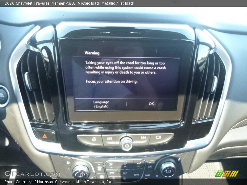 Mosaic Black Metallic / Jet Black 2020 Chevrolet Traverse Premier AWD
