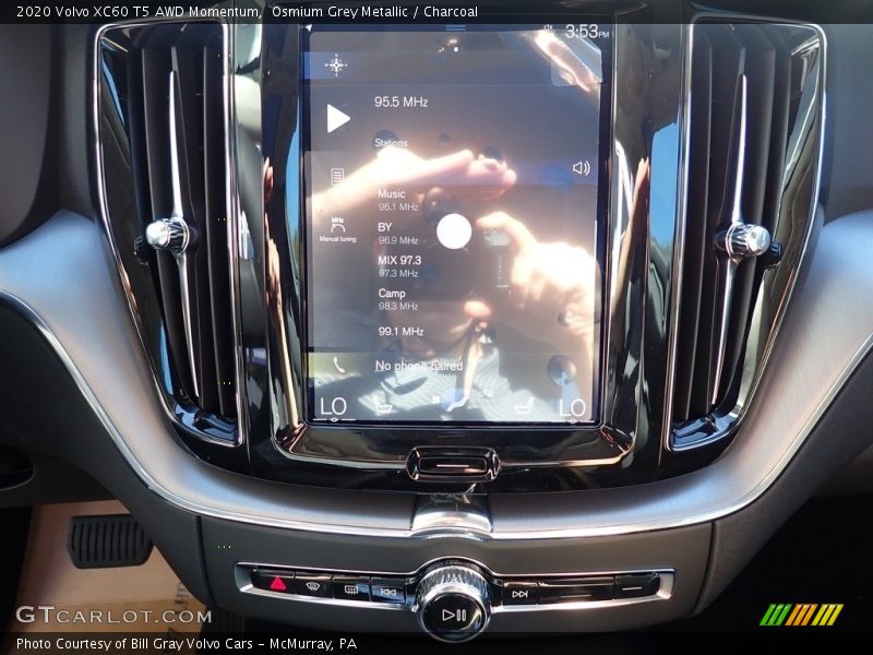 Osmium Grey Metallic / Charcoal 2020 Volvo XC60 T5 AWD Momentum