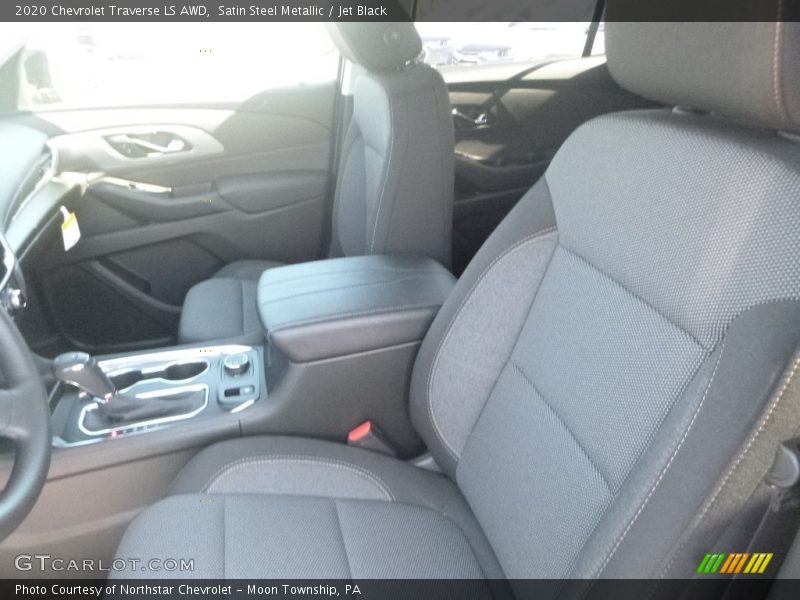 Satin Steel Metallic / Jet Black 2020 Chevrolet Traverse LS AWD