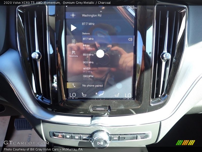 Osmium Grey Metallic / Charcoal 2020 Volvo XC60 T5 AWD Momentum