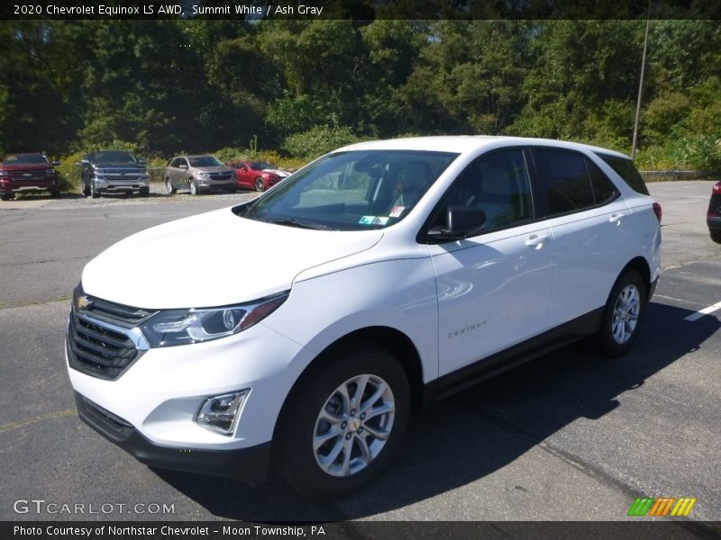 Summit White / Ash Gray 2020 Chevrolet Equinox LS AWD