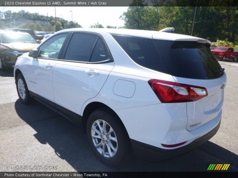 Summit White / Ash Gray 2020 Chevrolet Equinox LS AWD