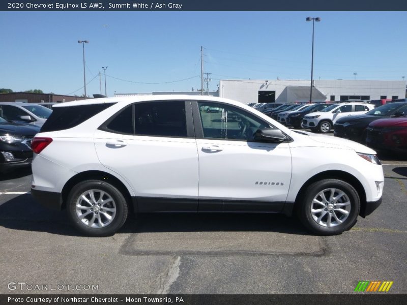 Summit White / Ash Gray 2020 Chevrolet Equinox LS AWD