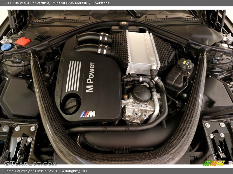  2018 M4 Convertible Engine - 3.0 Liter M TwinPower Turbocharged DOHC 24-Valve VVT Inline 6 Cylinder