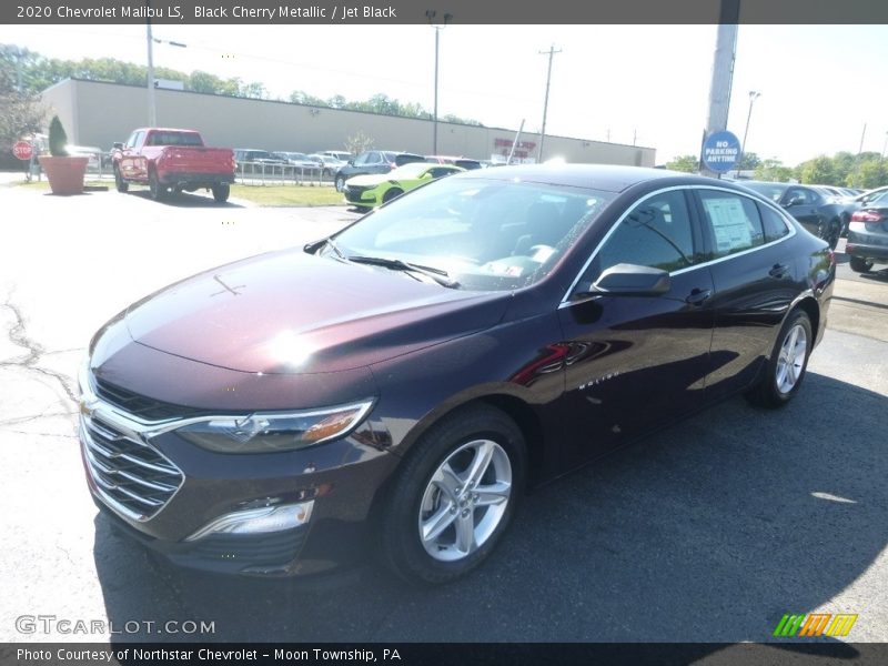 Black Cherry Metallic / Jet Black 2020 Chevrolet Malibu LS