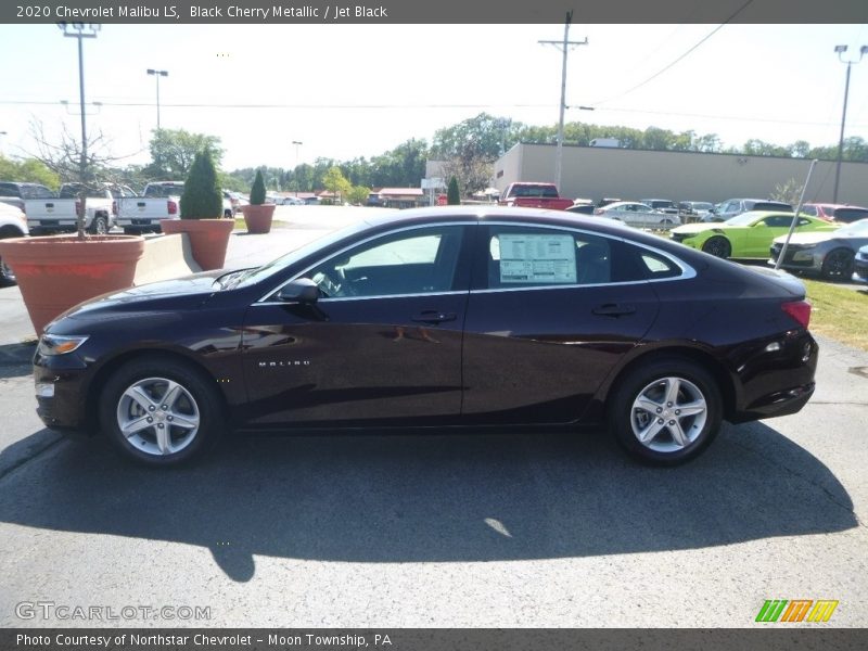 Black Cherry Metallic / Jet Black 2020 Chevrolet Malibu LS