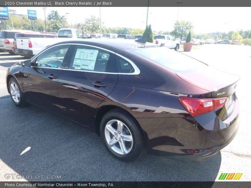 Black Cherry Metallic / Jet Black 2020 Chevrolet Malibu LS