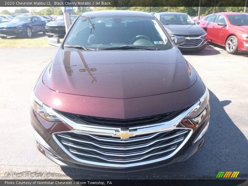 Black Cherry Metallic / Jet Black 2020 Chevrolet Malibu LS