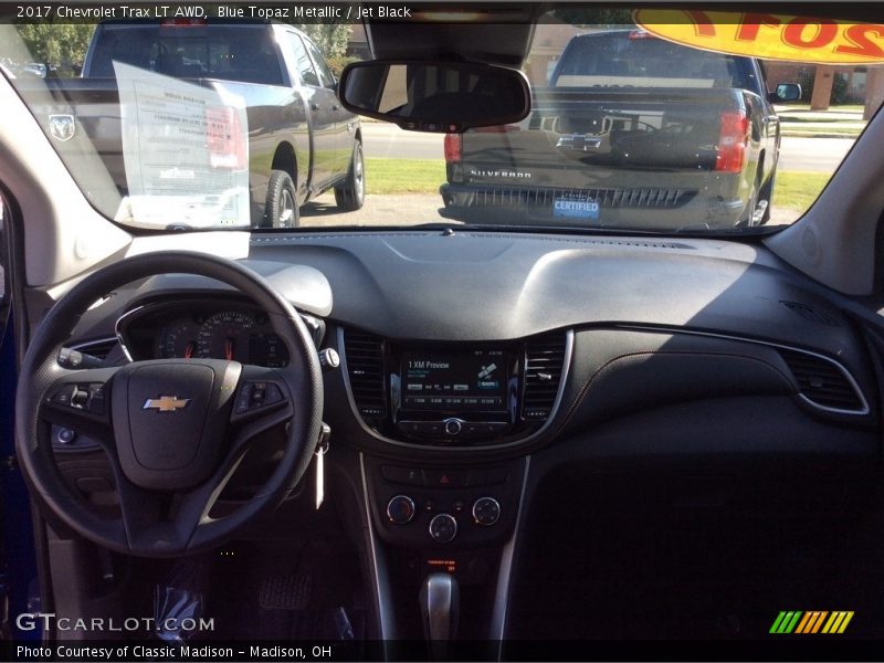 Blue Topaz Metallic / Jet Black 2017 Chevrolet Trax LT AWD