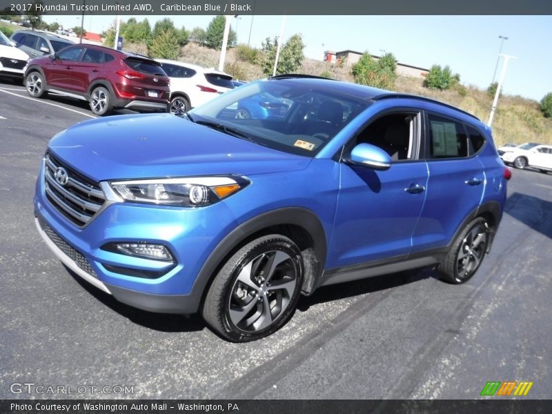 Caribbean Blue / Black 2017 Hyundai Tucson Limited AWD