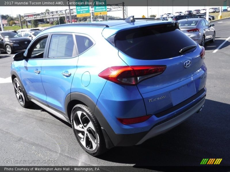 Caribbean Blue / Black 2017 Hyundai Tucson Limited AWD