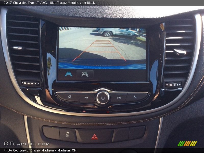 Blue Topaz Metallic / Jet Black 2017 Chevrolet Trax LT AWD