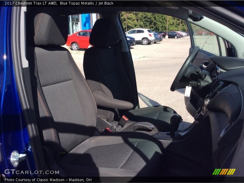Blue Topaz Metallic / Jet Black 2017 Chevrolet Trax LT AWD