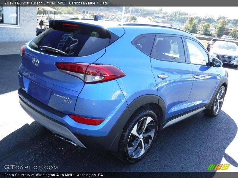 Caribbean Blue / Black 2017 Hyundai Tucson Limited AWD