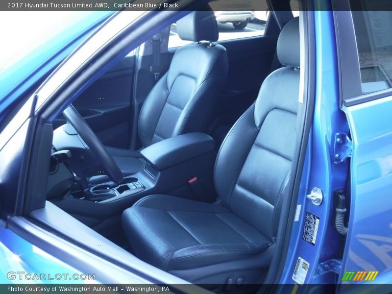 Caribbean Blue / Black 2017 Hyundai Tucson Limited AWD