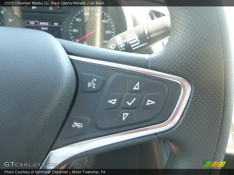 Black Cherry Metallic / Jet Black 2020 Chevrolet Malibu LS