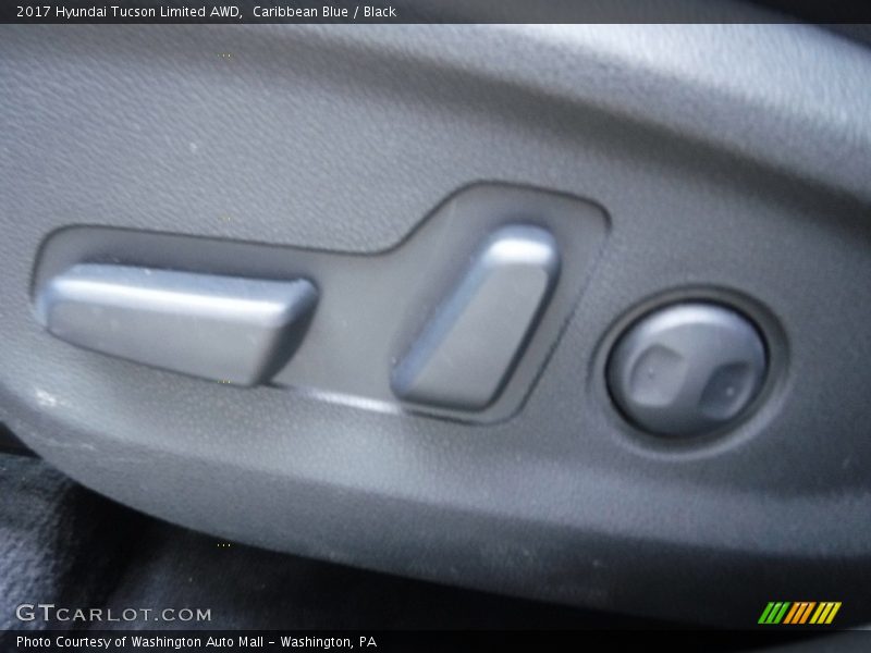 Caribbean Blue / Black 2017 Hyundai Tucson Limited AWD