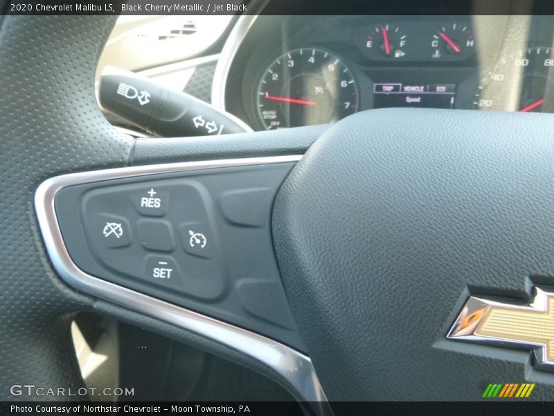 Black Cherry Metallic / Jet Black 2020 Chevrolet Malibu LS