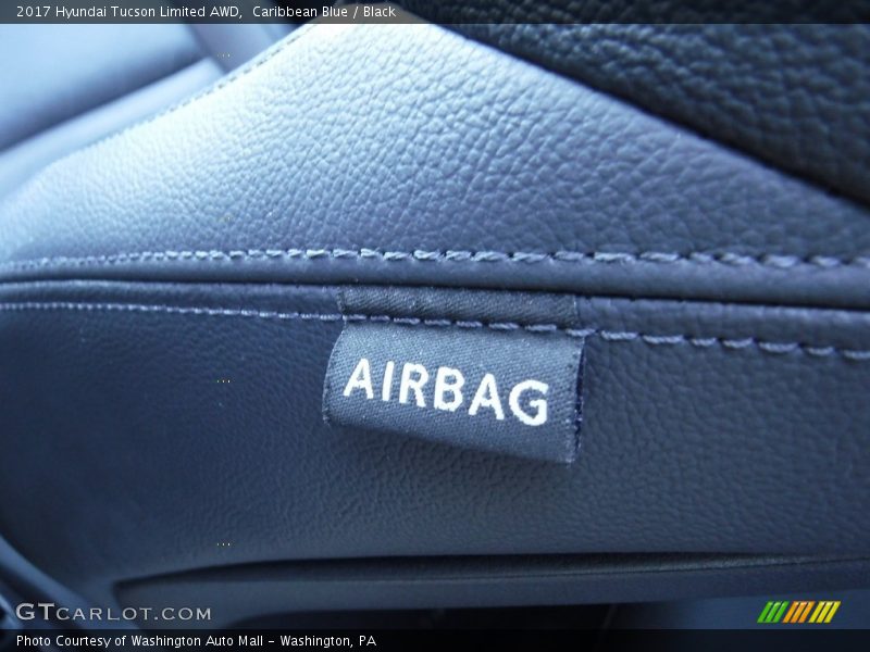 Caribbean Blue / Black 2017 Hyundai Tucson Limited AWD