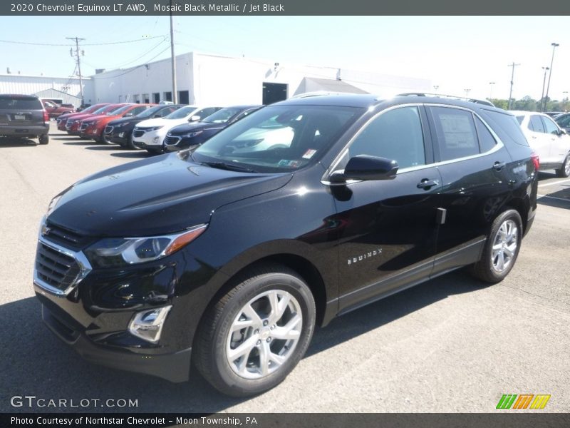 Mosaic Black Metallic / Jet Black 2020 Chevrolet Equinox LT AWD