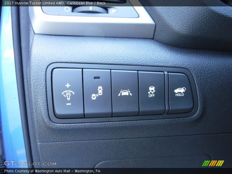 Caribbean Blue / Black 2017 Hyundai Tucson Limited AWD