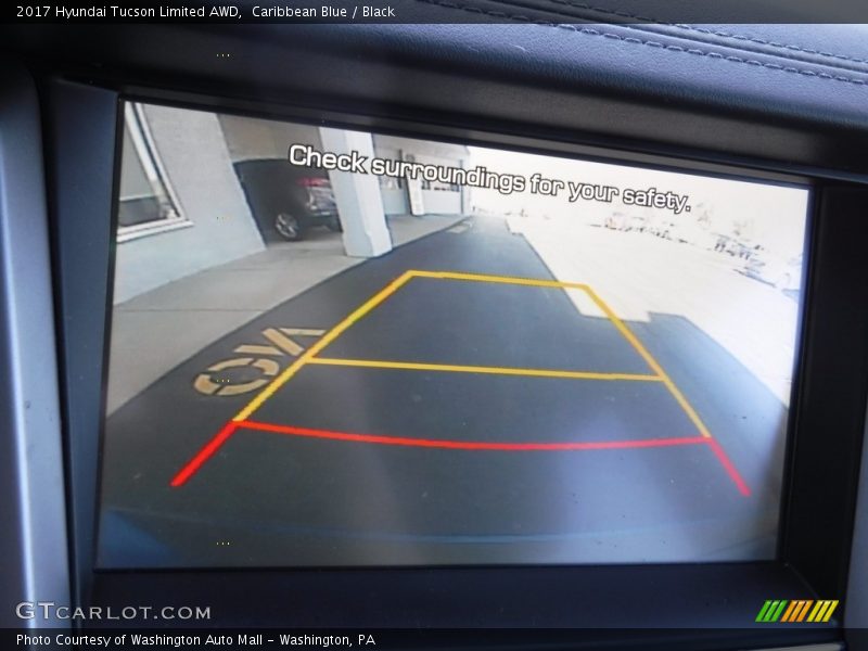 Caribbean Blue / Black 2017 Hyundai Tucson Limited AWD