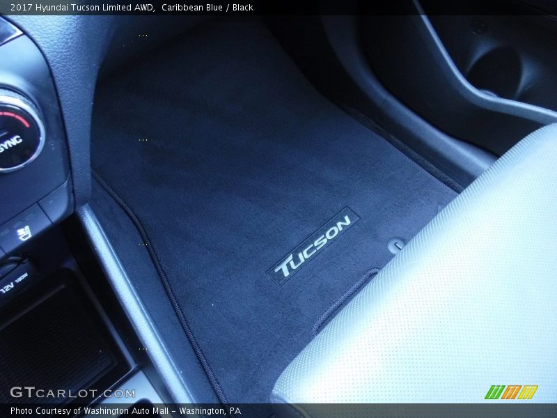 Caribbean Blue / Black 2017 Hyundai Tucson Limited AWD
