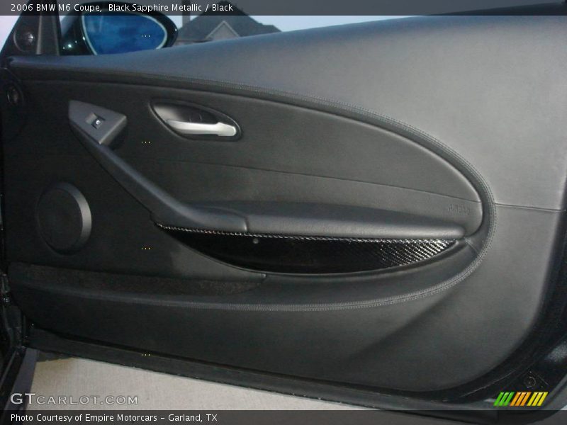 Black Sapphire Metallic / Black 2006 BMW M6 Coupe