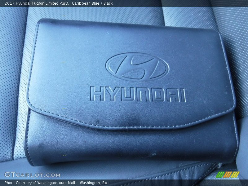 Caribbean Blue / Black 2017 Hyundai Tucson Limited AWD